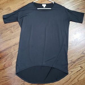 Lularoe Solid Black Irma XXS
